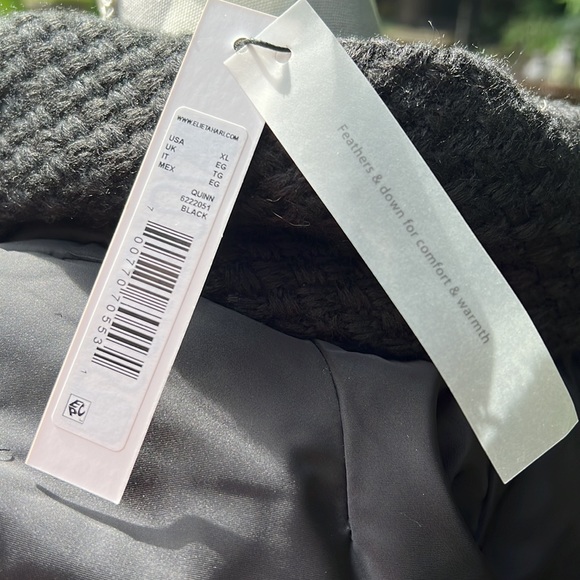 Beautiful New with tags Tahari black coat - Picture 10 of 11